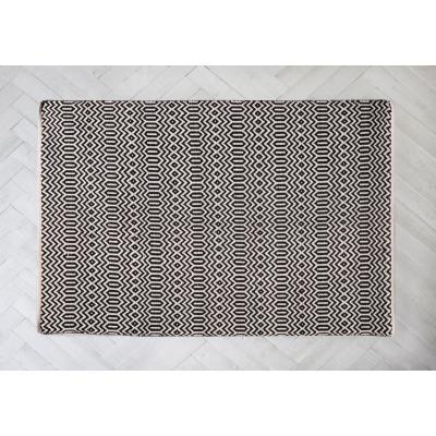 Perch and Parrow Cleo Wool Mix Rug in Monochrome, Medium