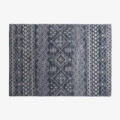 Perch and Parrow Sierra Charcoal Patterned Rug
