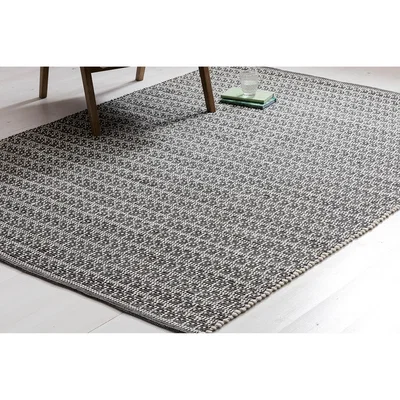 Perch and Parrow Virat Charcoal Rug