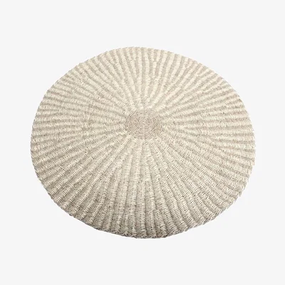 Pagazzi Woven Seagrass and Palm Leaf Round Rug