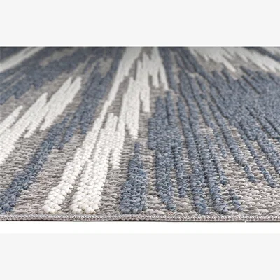 Quatropi Phoenix Large Rug Blue / White / Cream 200 X 290cm