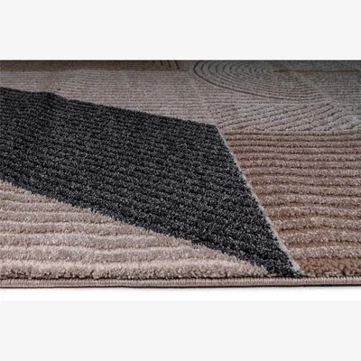 Quatropi Nirvana Medium Rug Cream / Beige / Dark Grey / Brown 160 X 230cm