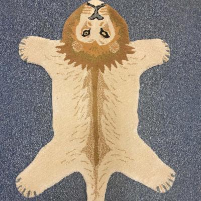 The Range Small Lion Rug - Brown