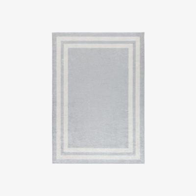 The Range Caimas Collection Washable Rugs in Grey  2972G - Grey / 180cm / 3.888kg