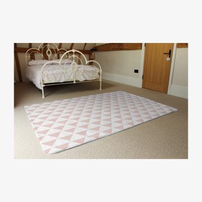 The Range Pink Triangles Rug - Pink / 230cm