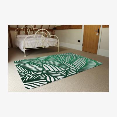 The Range Natural Analogues Texture Designer Rug - Green / 230cm