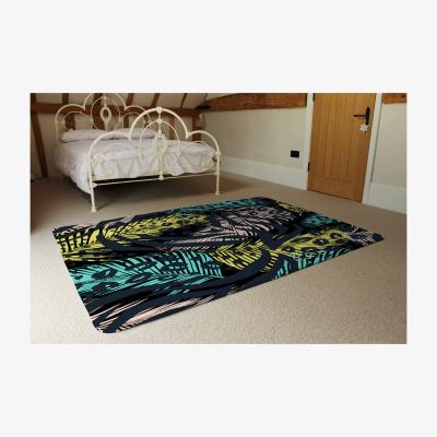 The Range Animal  Tropical Print Rug - Green / 230cm