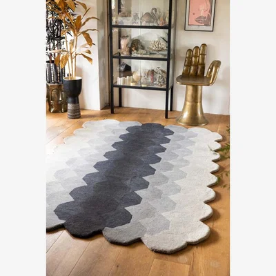 Rockett St George Hexagonal Ombre Rug - 3 Sizes Available