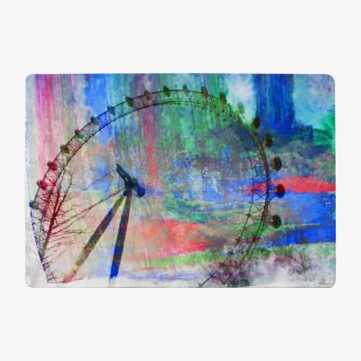 The Range London Eye Rug - Blue / 150cm