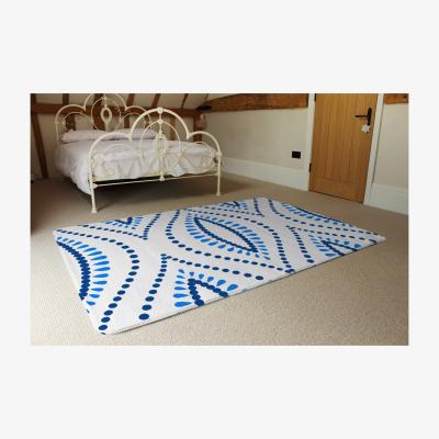 The Range Boho Intricate Ogee Rug - Blue / 230cm