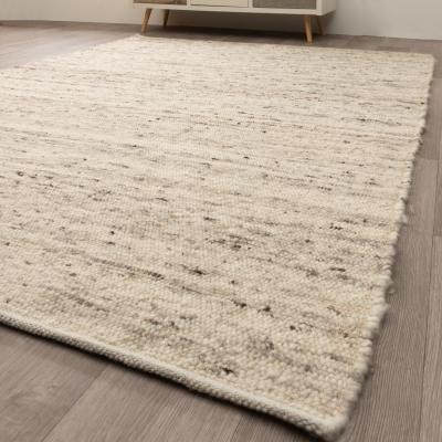 The Range Korinth Hand Woven Rug  Grey With Beige Wool Blend - Grey With Beige / 240cm / 10.94