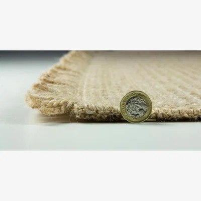 The Range Jute Effect Weave Rug - Neutral / 170 x 120