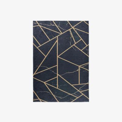 The Range Caimas Collection Washable Rugs in Blue  2990B - Blue / 80cm / 0.96kg