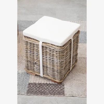 The Range Bosie Jango Large Grid Design Rug - Grey
