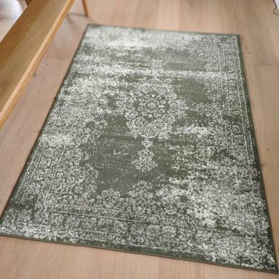 The Range Elegant Emerald Green Traditional Living Room Rug - Trend - Green / 7kg