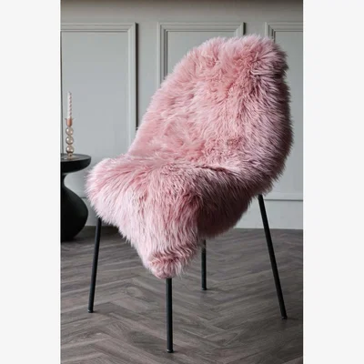 Rockett St George Dark Rose Sheepskin Rug