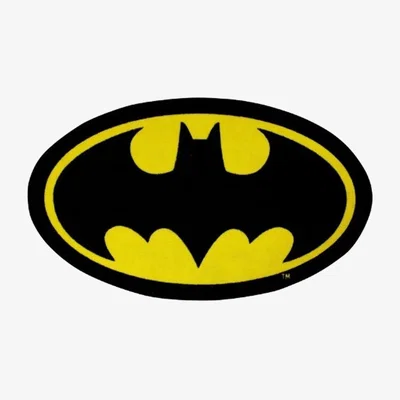 The Range Batman Floor Rug - Black/Yellow