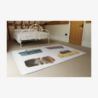 The Range Handbag Collage Rug - Brown / 230cm