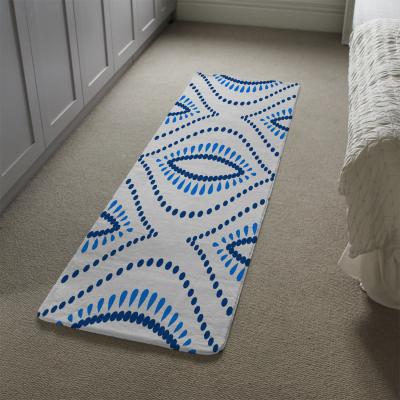 The Range Seamless Boho Intricate Ogee Runner Rug - Blue