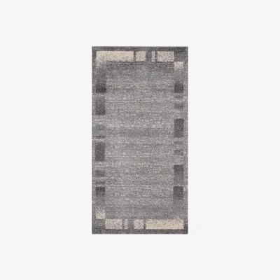The Range Ephesus Collection Modern Rugs Grey Cream 7438GC - Grey / 60cm / 1.32kg