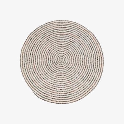 The Range Round Braided Rug - Multicolour