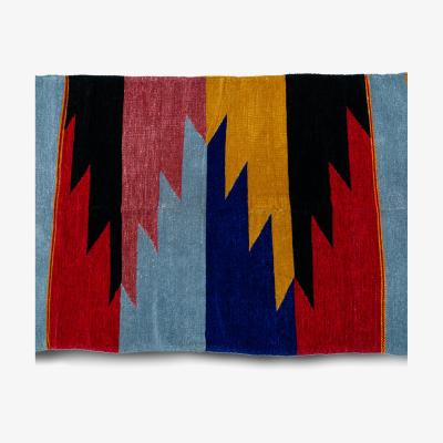 The Range Patterned Rug - Blue
