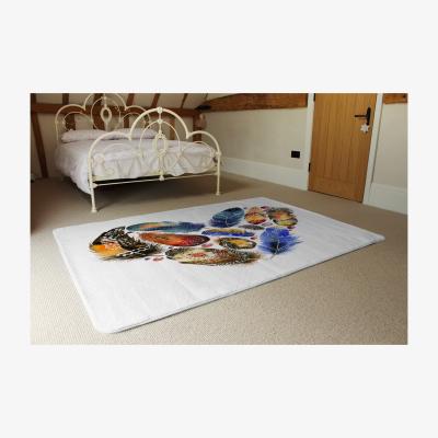 The Range Boho Tribal Heart Rug - Blue / 230cm