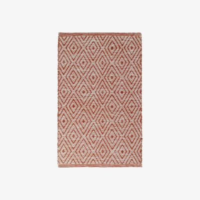 The Range Terracotta Diamond Rug - Terracotta