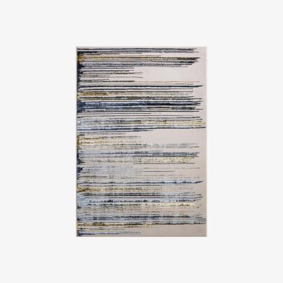 The Range Diamond Stripe Rug - Cream / 140cm