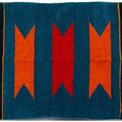 The Range Deep Blue Geometry Rug - Blue