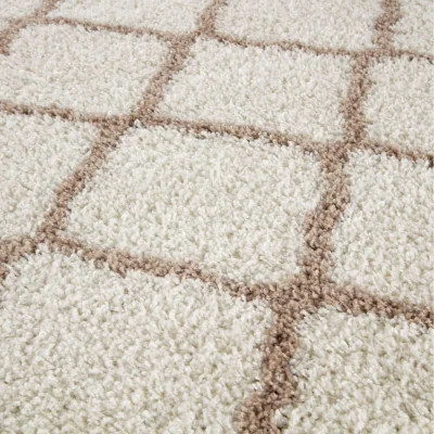 The Range Myshaggy Moroccan Design Rug - Black / 240x340cm - White