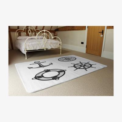 The Range Nautical Icons Rug - Black / 230cm