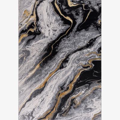 The Range Sunset Marble Rug Monochrome - Multicolour / 120cm