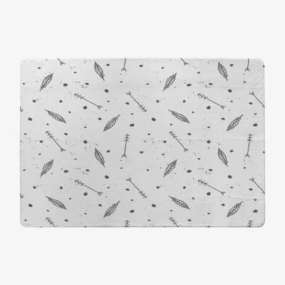 The Range Feathers And Arrows In Boho Style Rug - Brown / 150cm