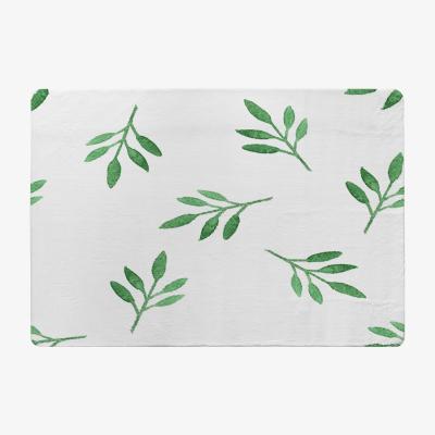 The Range Green Leaf Designer Rug - Green / 150cm