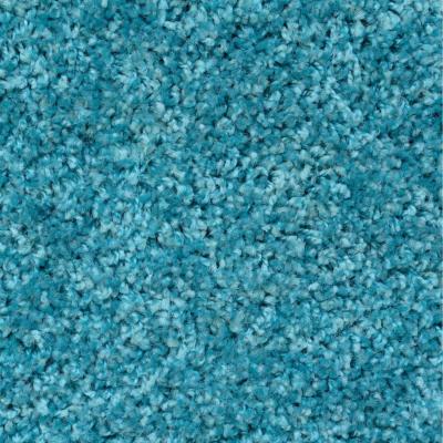 The Range Soft Value Teal Blue Shaggy Area Rug - Teal Blue / 135 x 135cm