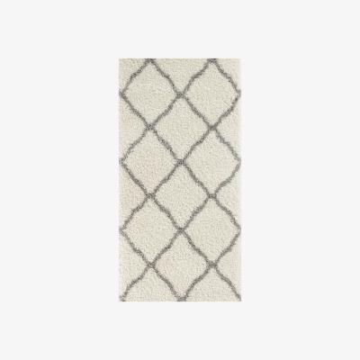 The Range Myshaggy Collection Rugs Moroccan Design in Ivory 385 IG - White / 2.16kg / 80cm / 80X150 cm