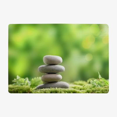 The Range Rock Garden Stones Designer Rug - Green / 150cm
