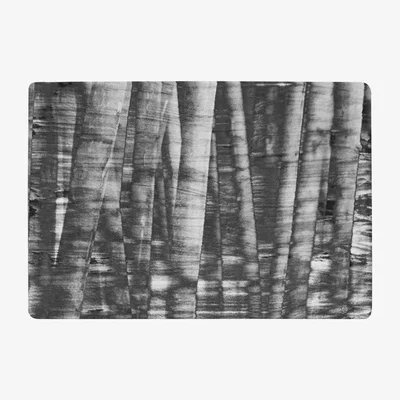 The Range Black And White Bamboo Rug - Black / 230cm