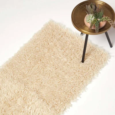 The Range Luxury Fluffy Shaggy Rug - Cream