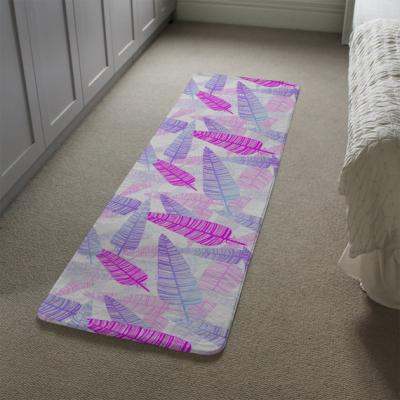 The Range Purple Feathers Runner Rug - Purple