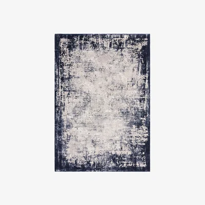 The Range Portfolio Chalk Rug - Navy / 140cm