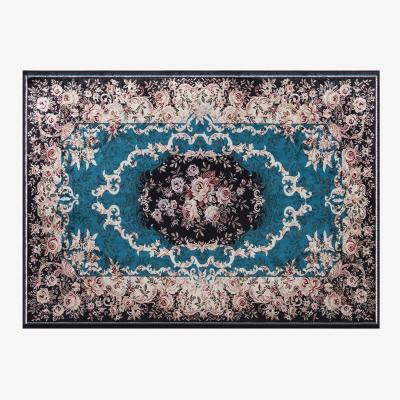 The Range Non-shedding Fabric Area Rug - Blue