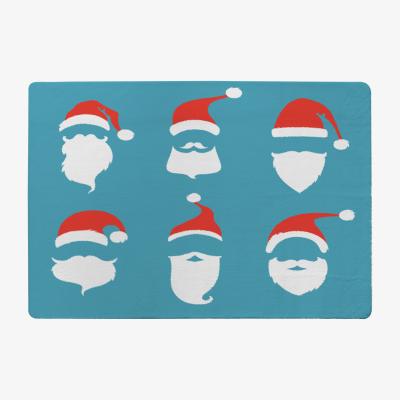 The Range Santa Hats Style Rug - blue / 230cm