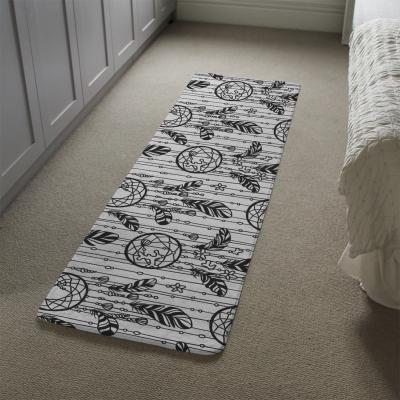The Range Black Contour Runner Rug - Black