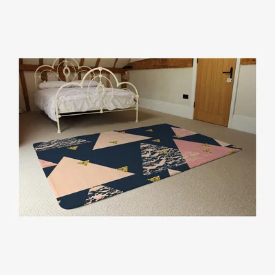 The Range Triangle Pattern Rug - Pink / 230cm