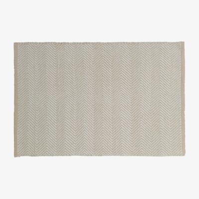 The Range Desert Sands Cotton Rug - Natural