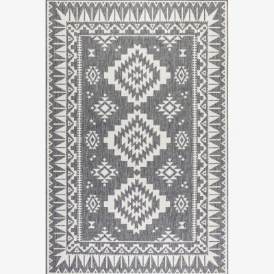 The Range Reversible Dynamic Indoor & Outdoor Rug Green - Grey / 290.0cm