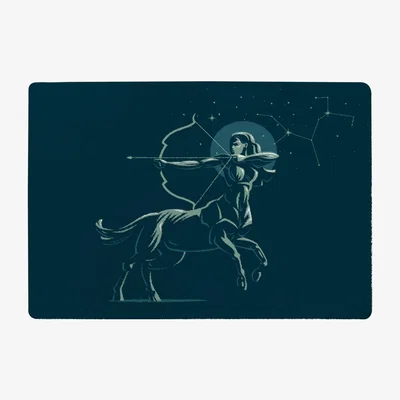The Range Zodiac Sagittarius Style Rug - blue / 230cm