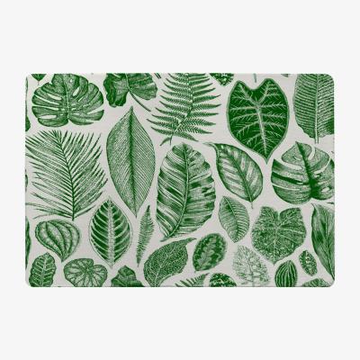 The Range Leaves Mixed Rug - Green / 110cm